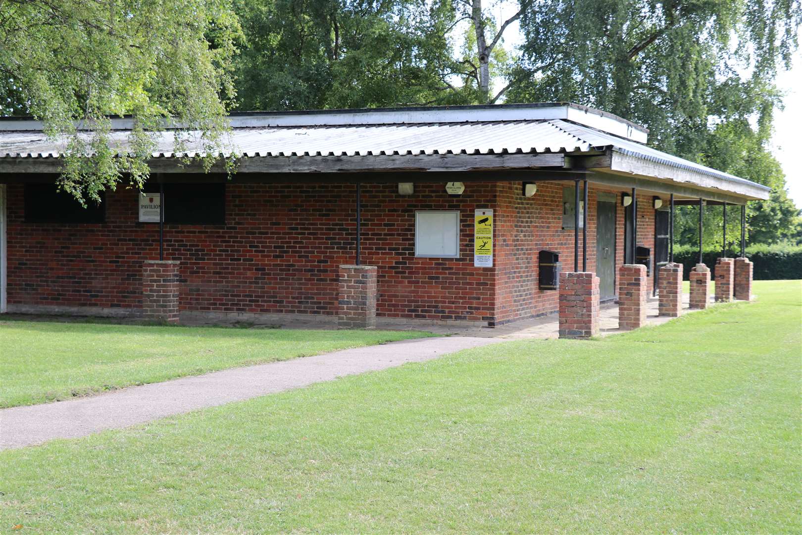 The pavilion at Tenterden recreation ground