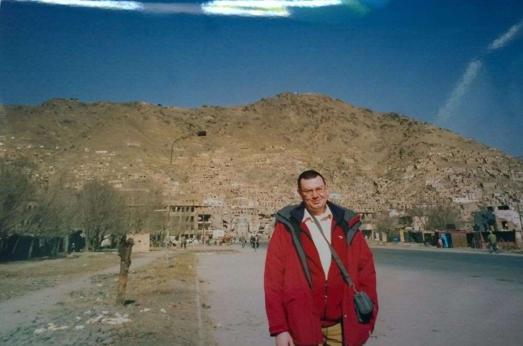 Paul Harper in Afghanistan