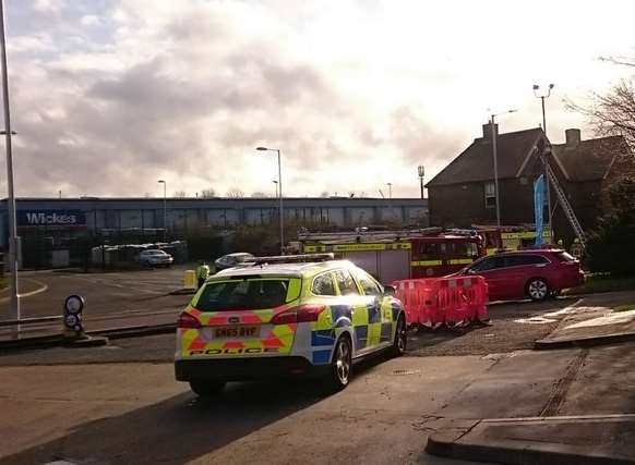 Emergency services in London Road, Sittingbourne. Picture: James Hunt