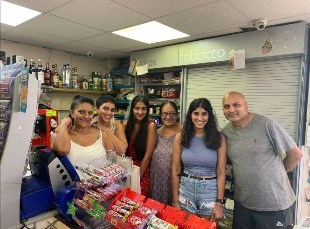 The Patel family in Beachside Stores
