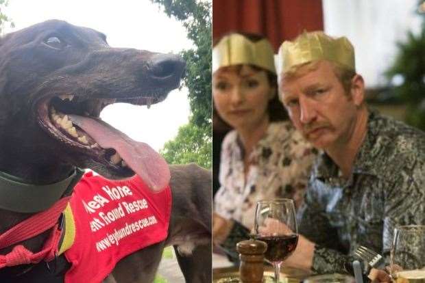 There was even a greyhound named Dave after Daves Coaches. Picture (right): BBC/Baby Cow