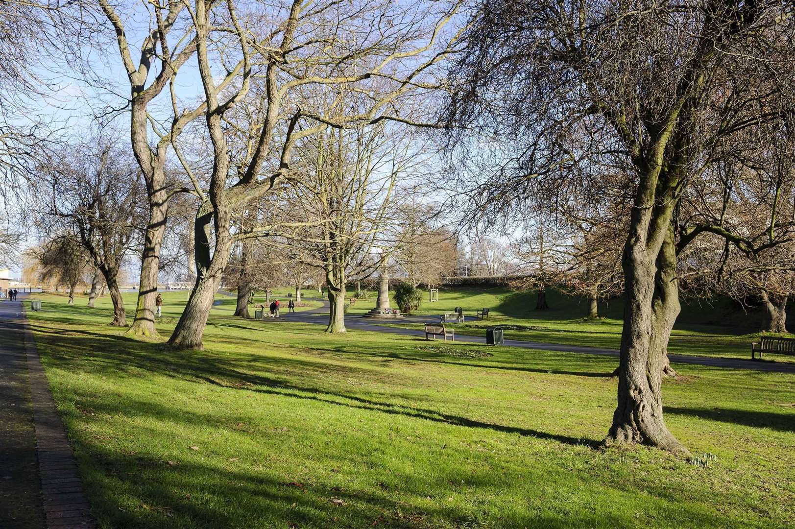 Green spaces aplenty at the Promenade and riverside area in Gravesend