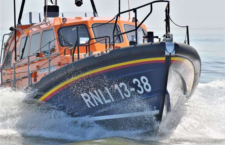 The Royal National Lifeboat Institution assisted with rescue operations. Picture: RNLI/Vic Booth