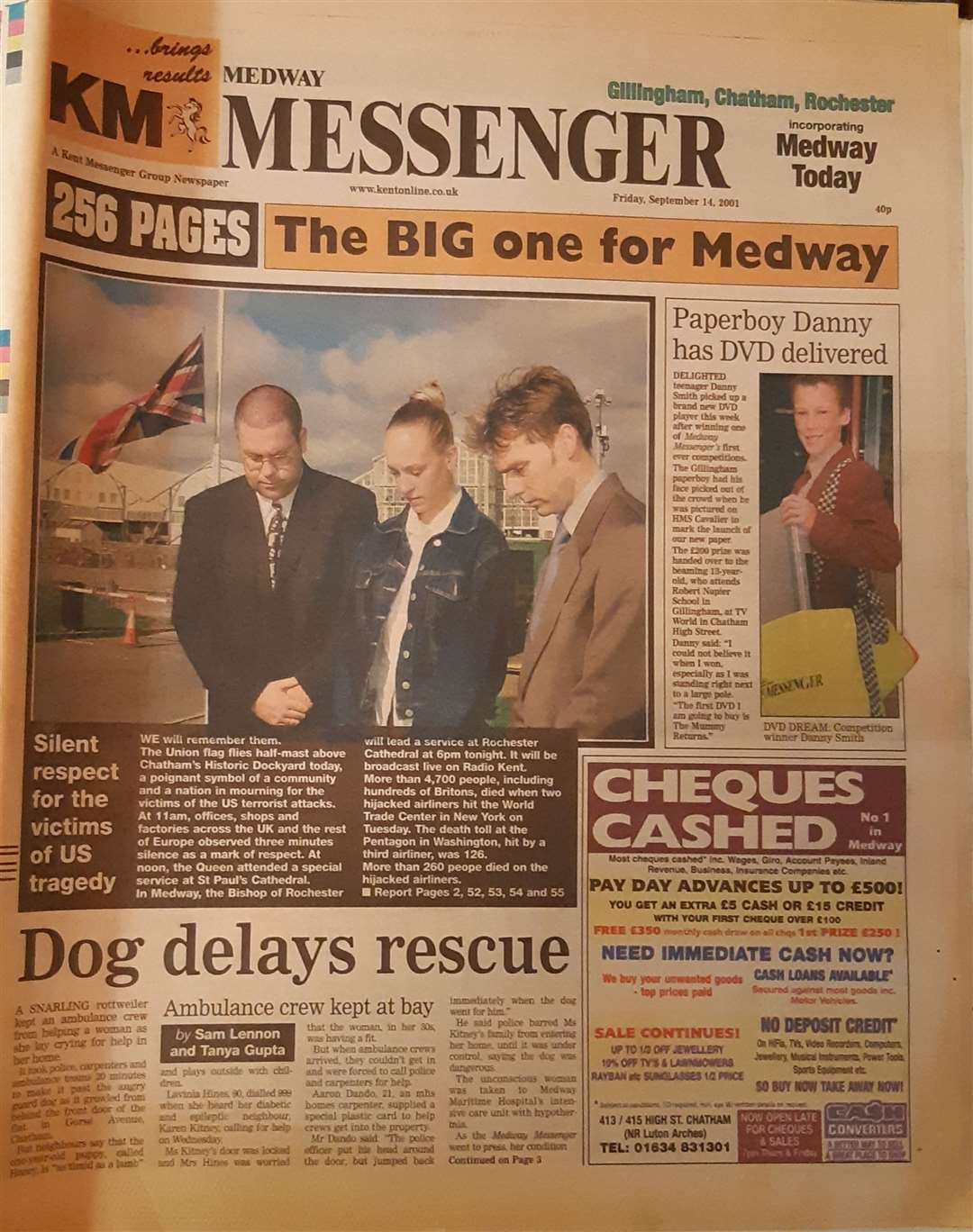 The front of the Medway Messenger's second edition