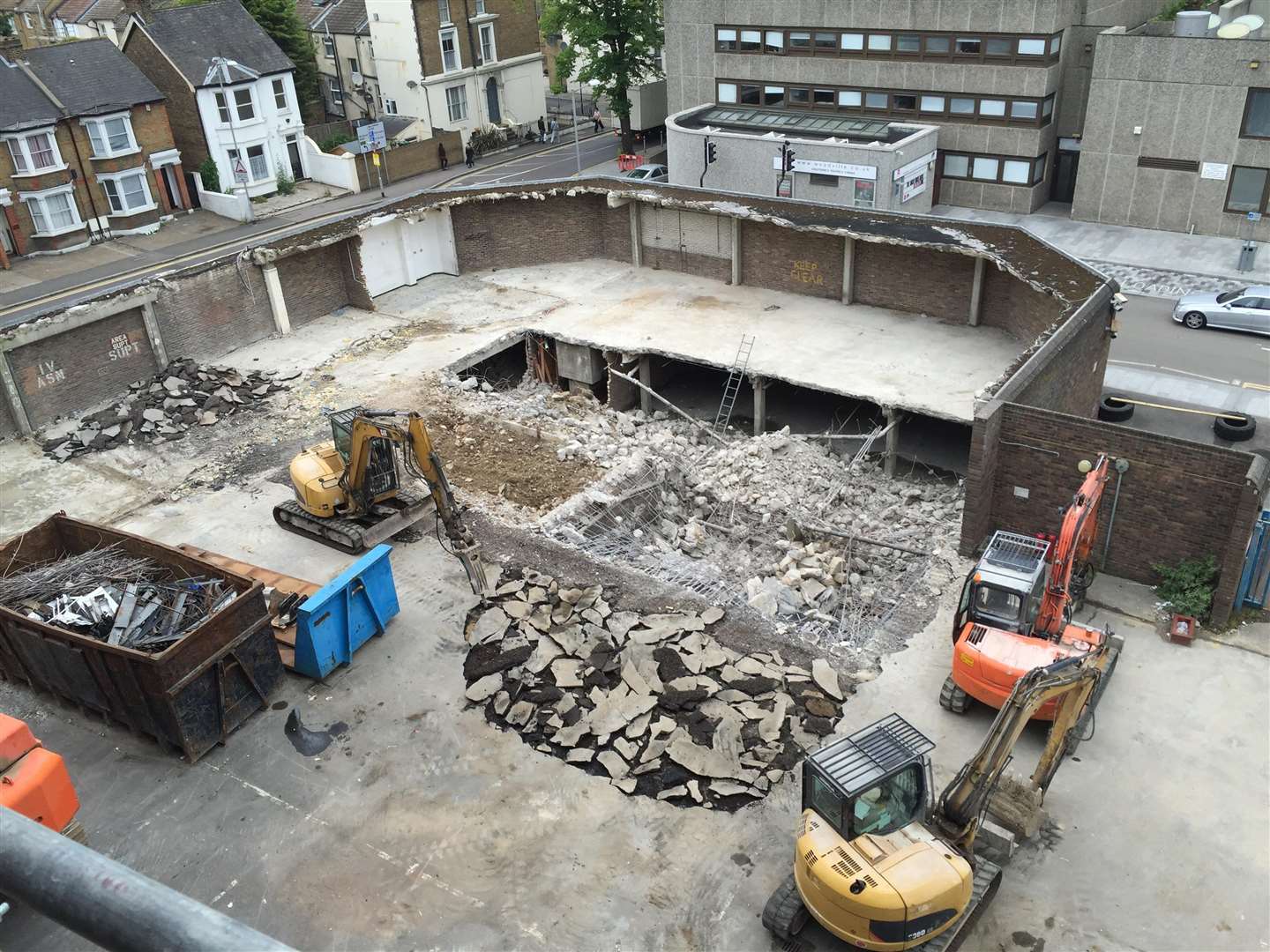 Gravesend's old police station was demolished in 2016