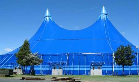 The 'big top’ tent will house the Lambeth Conference discussions. Picture: Alex Claridge