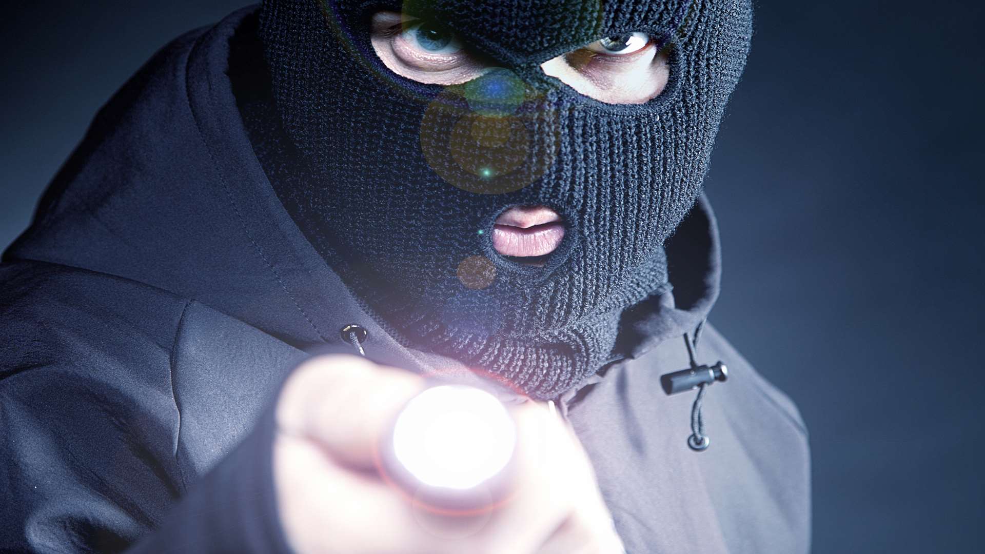 A burglar. Stock image