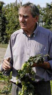 Boughton hop farmer Tony Redsell