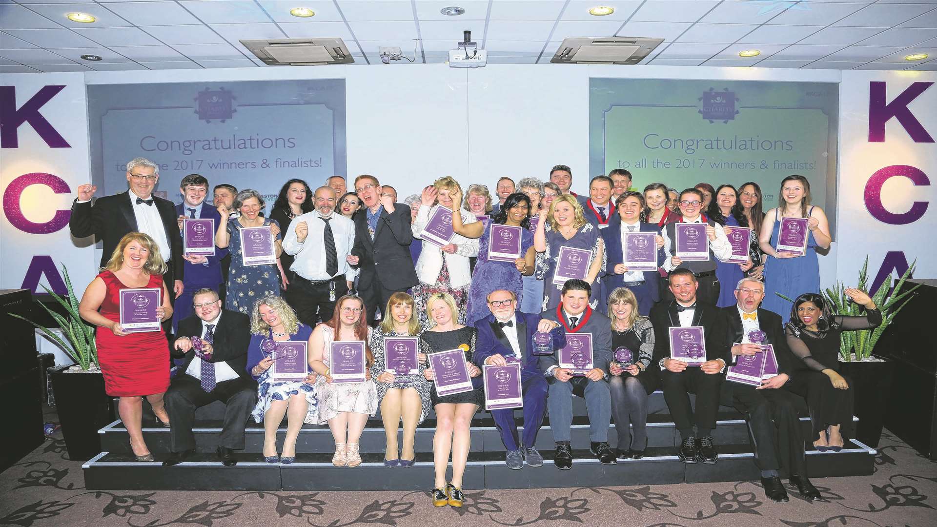 Kent Charity Awards 2017 winners and finalists. Picture: Roger Vaughan.