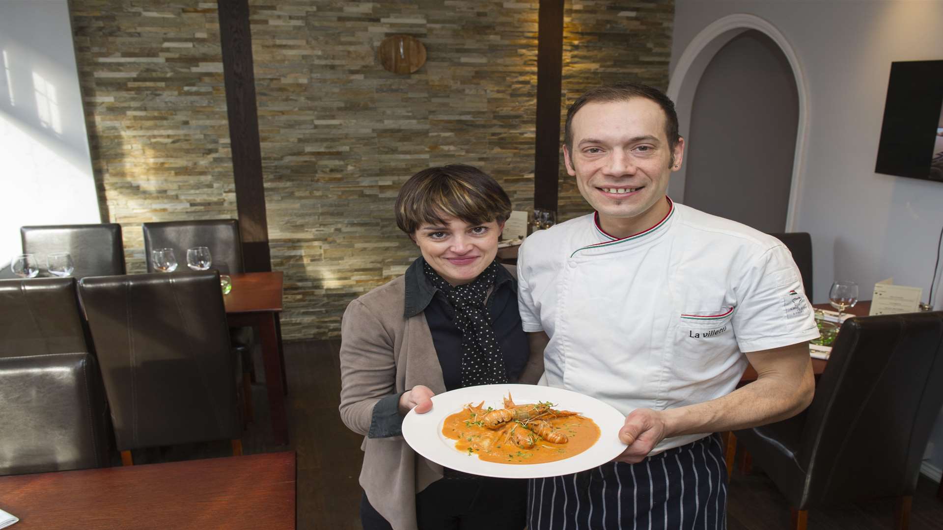 Angelo Napoleone and partner Isabelle have opened La Villetta in Pudding Lane, Maidstone