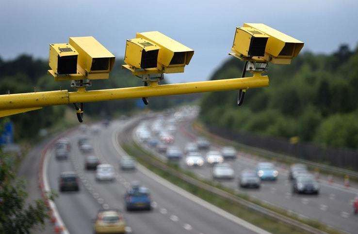Motorway speed cameras. Stock picture from RADAR (5063213)