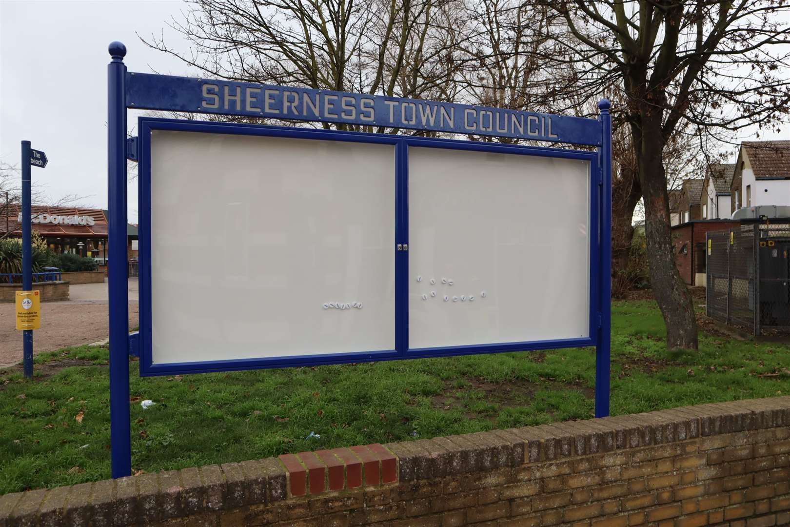 New information sign installed by Sheerness Town Council