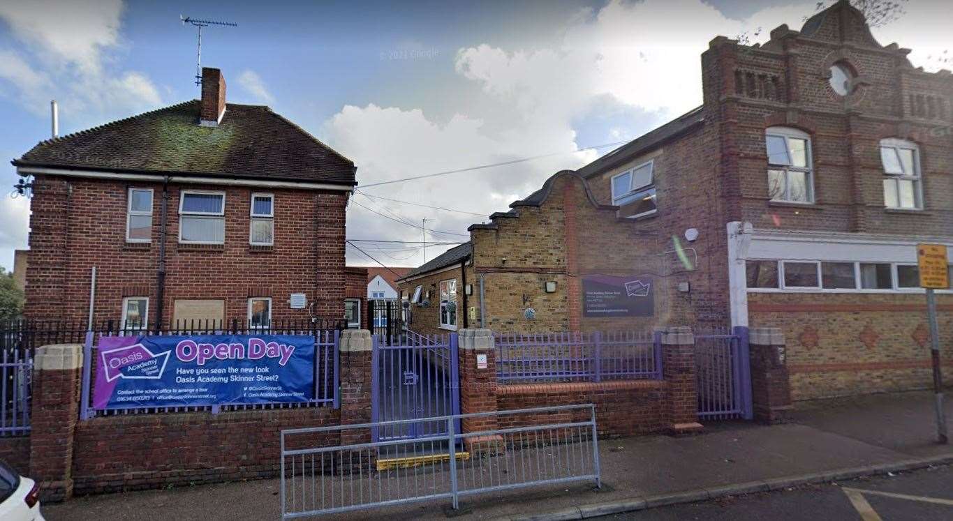 Oasis Academy Skinner Street primary school in Gillingham. Picture: Google