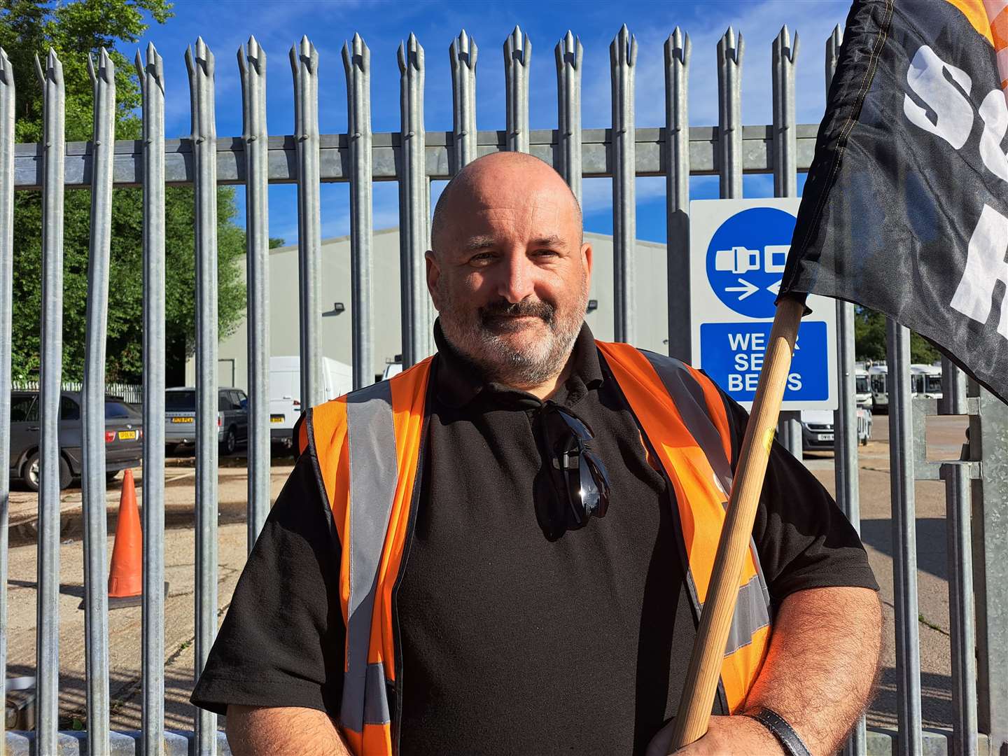GMB regional organiser Frank Macklin is hoping for an improved pay offer for workers in Thanet