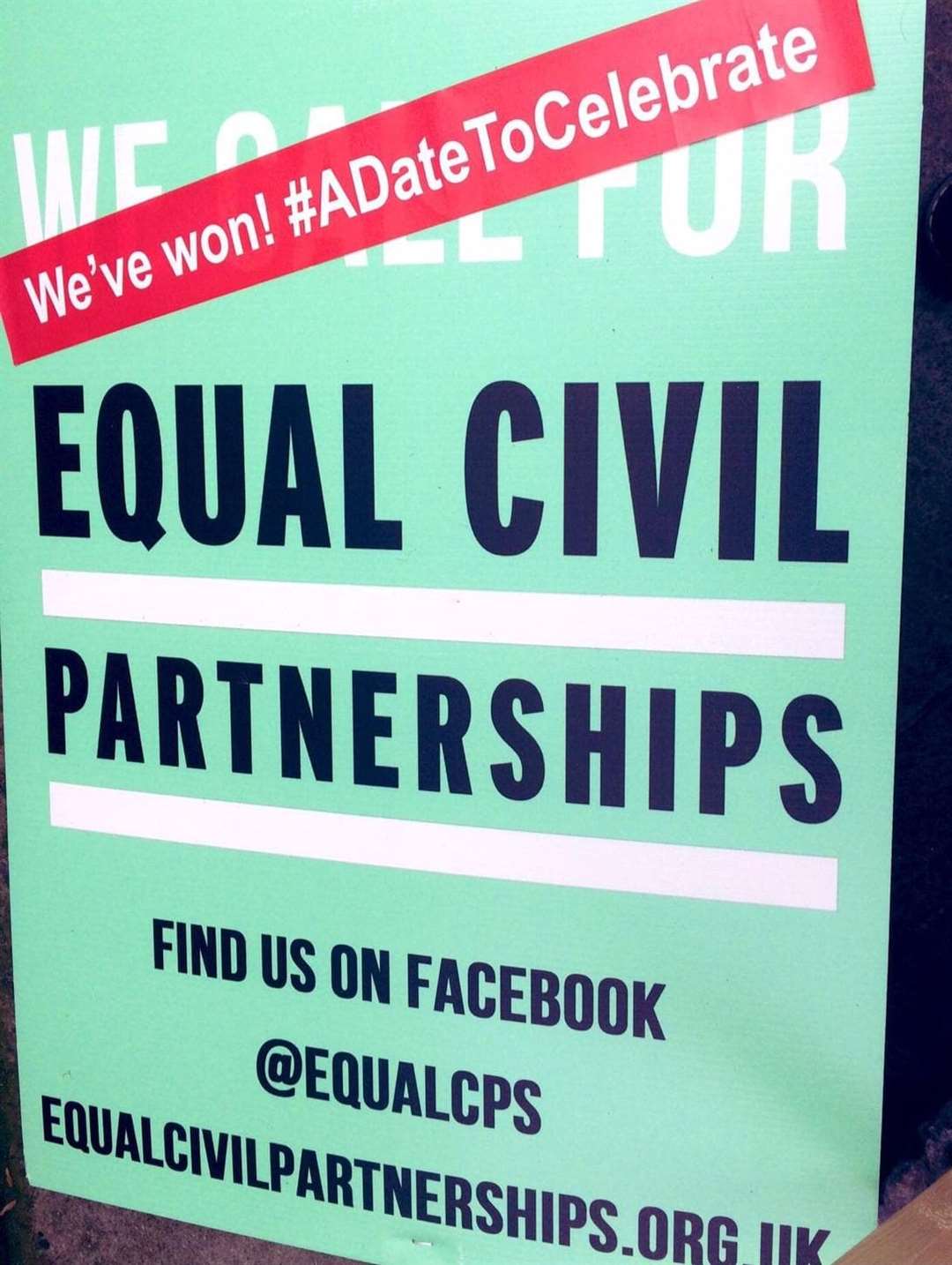 The Equal Civil Partnerships campaign helped get the new law passed