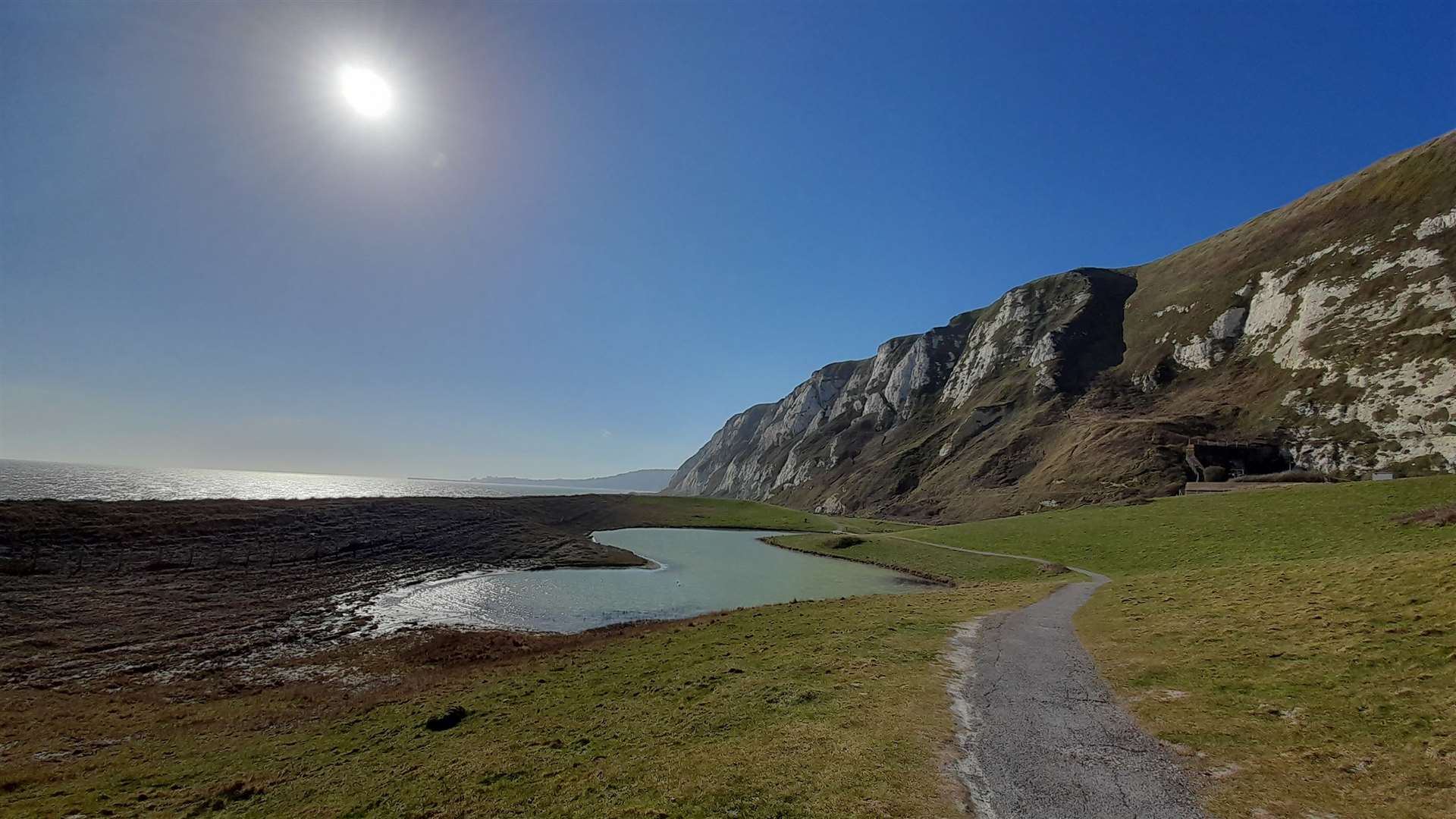 There was plenty of room for social distancing at Samphire Hoe