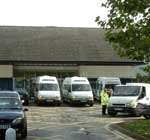 Maidstone Hospital where many died following the outbreak