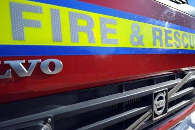 Firefighters were called to a bedroom fire in Maidstone early this morning