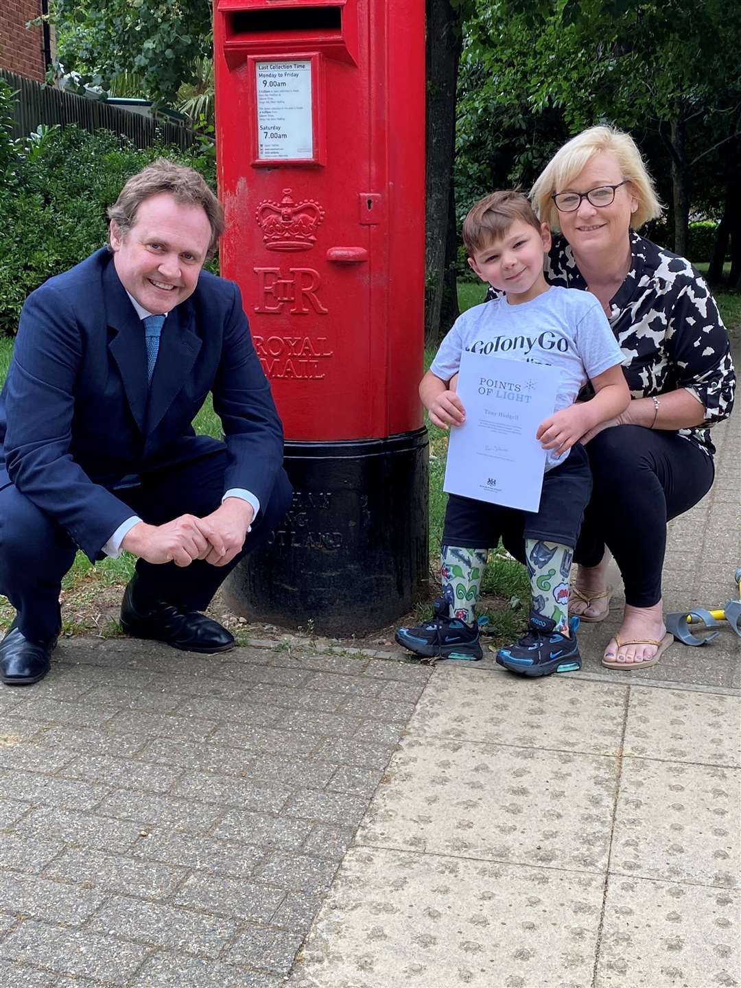 MP Tom Tugendhat helped Tony and his adoptive family campaigner for tougher laws for child abusers