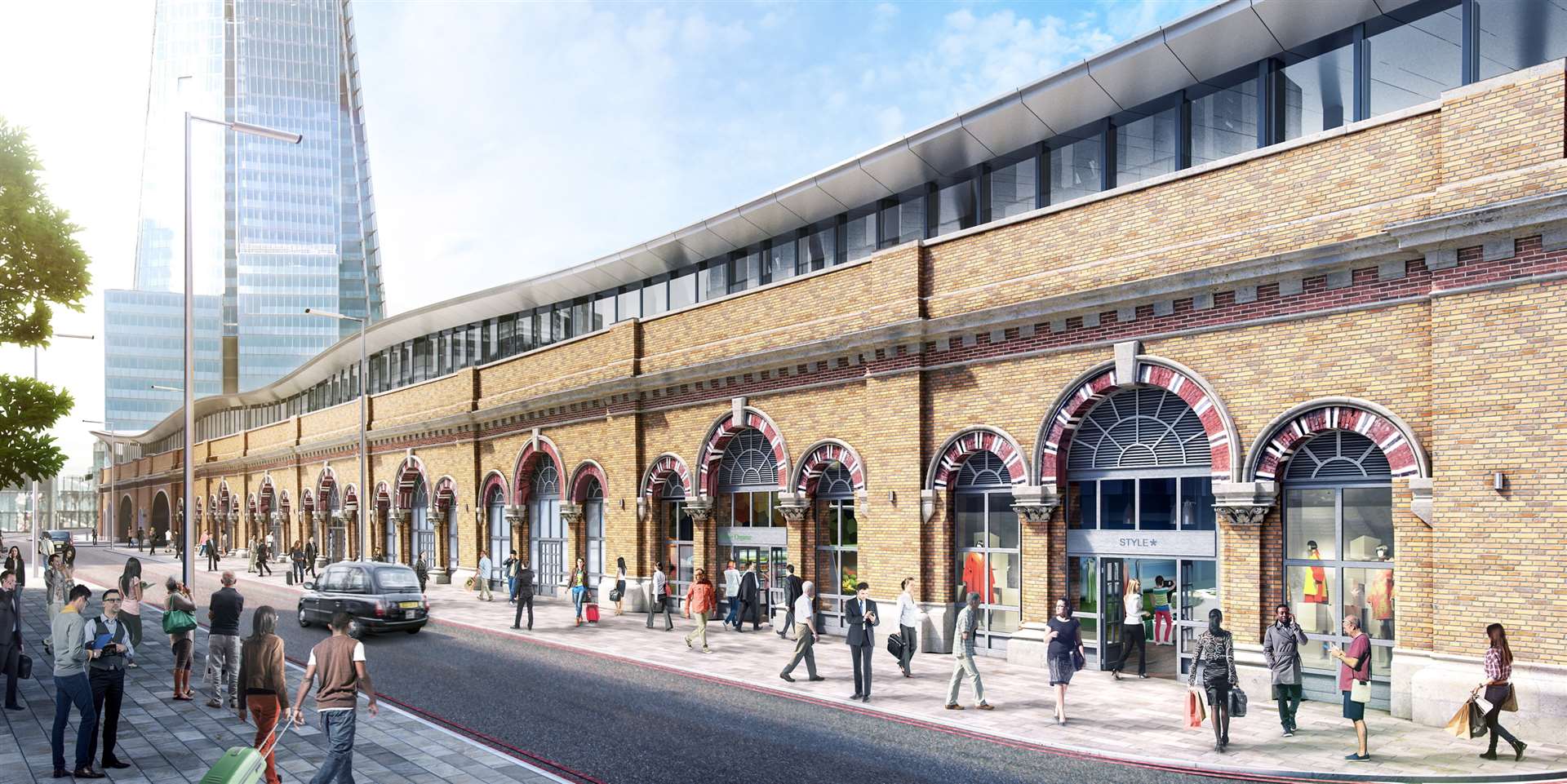 London Bridge will have rows of shops when its redevelopment is complete in 2018