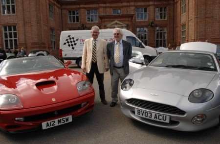 Tim Deakin and Jeremy Copestake,who took part in the Broome Park to Monte Carlo run