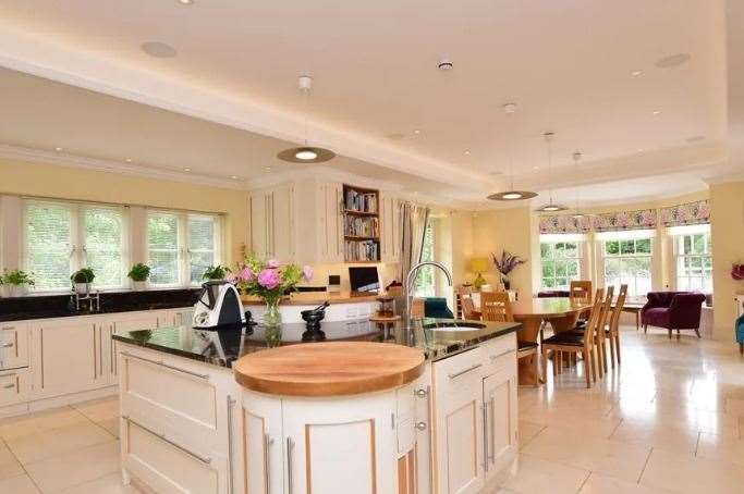 The kitchen/breakfast room is a great space for entertaining guests. Picture: Fine and Country