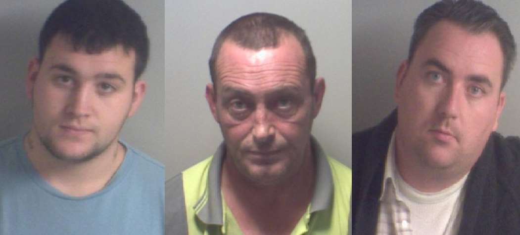 Austin, Black and Butler were jailed in connection to the theft