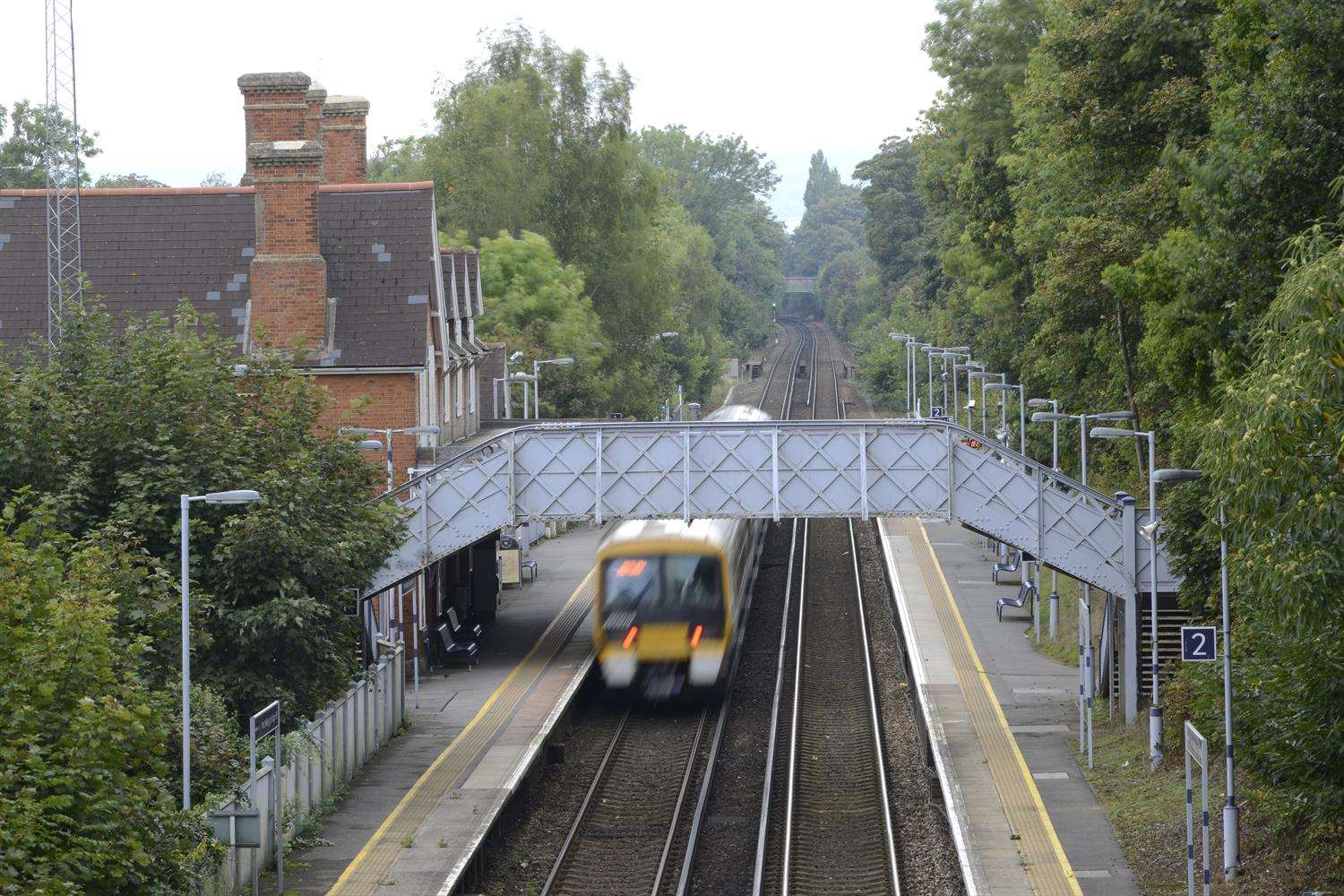 A man was killed by a train at West Malling. Picture: Library image