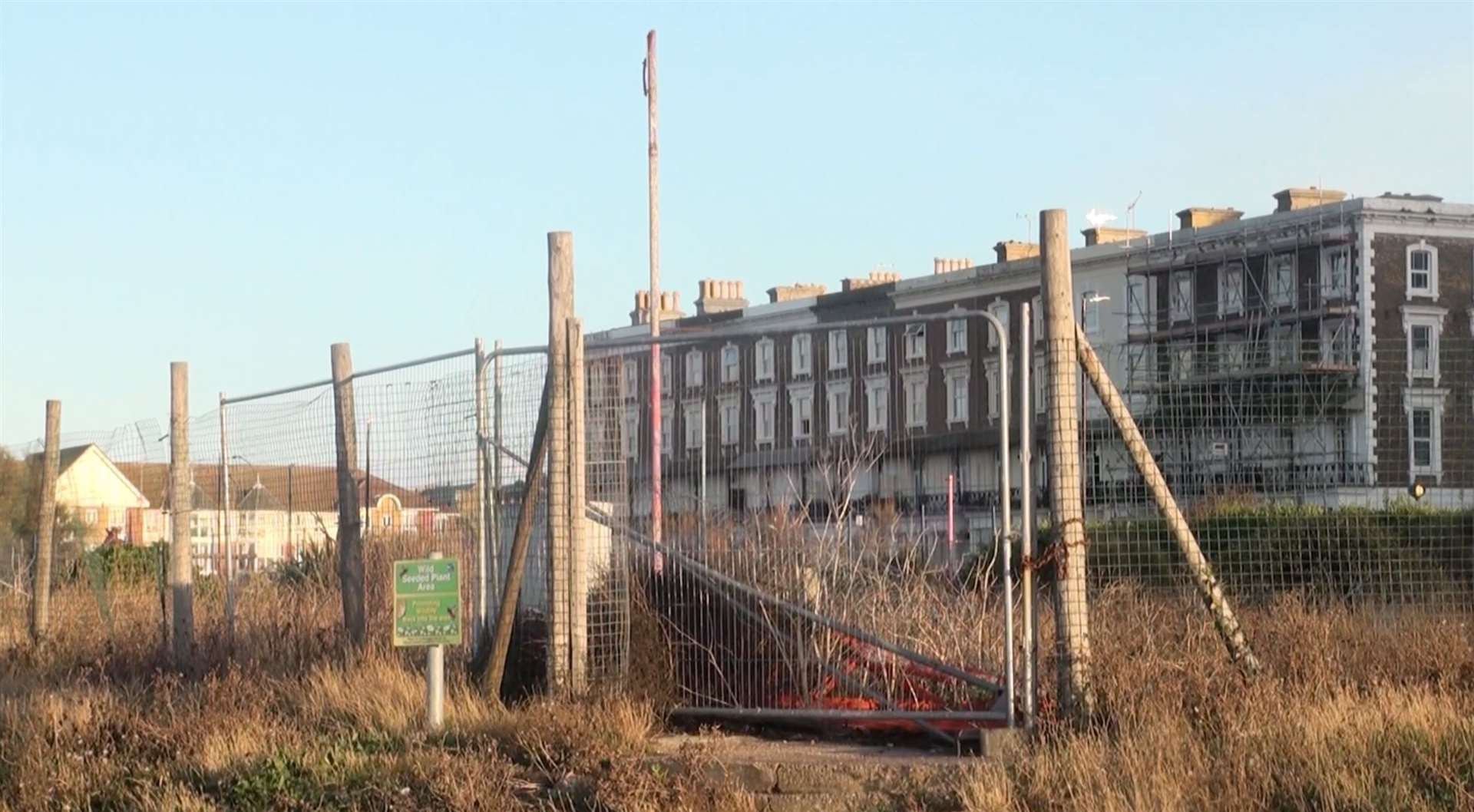 The site in Cliftonville which could be transformed into a skatepark, pictured here in 2020. Picture: Callier Epps