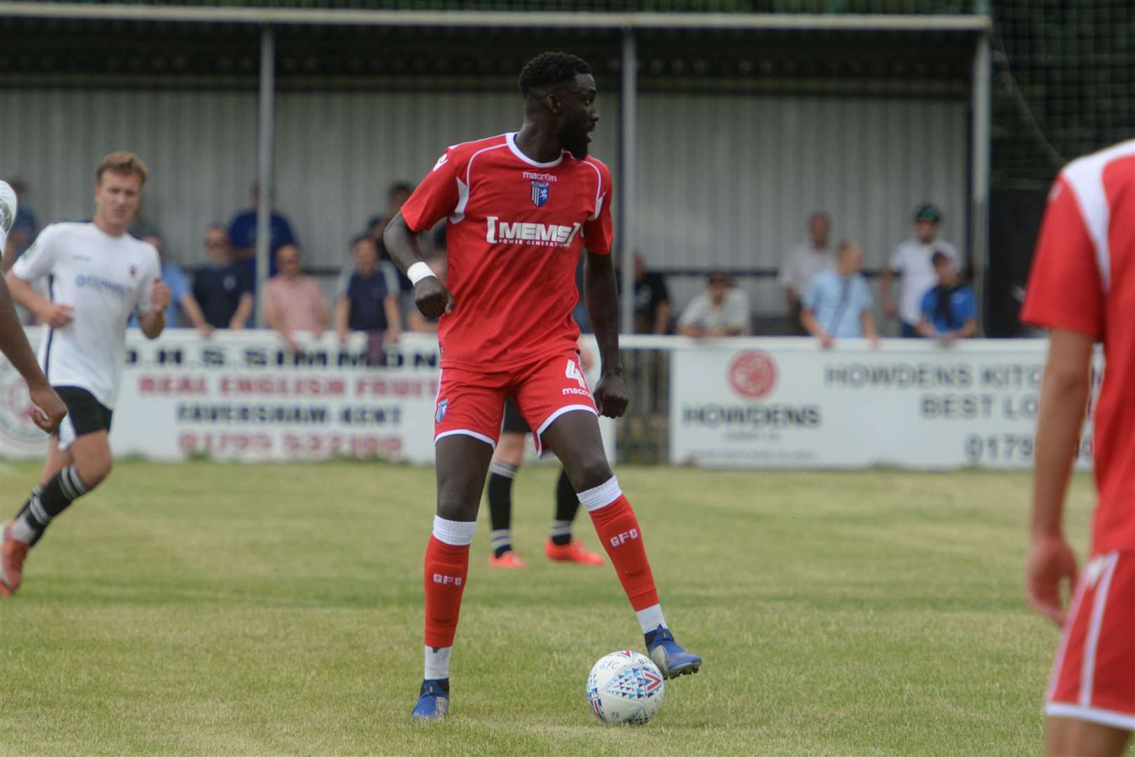 Ouss Cisse on the ball for the Gills Picture: Chris Davey