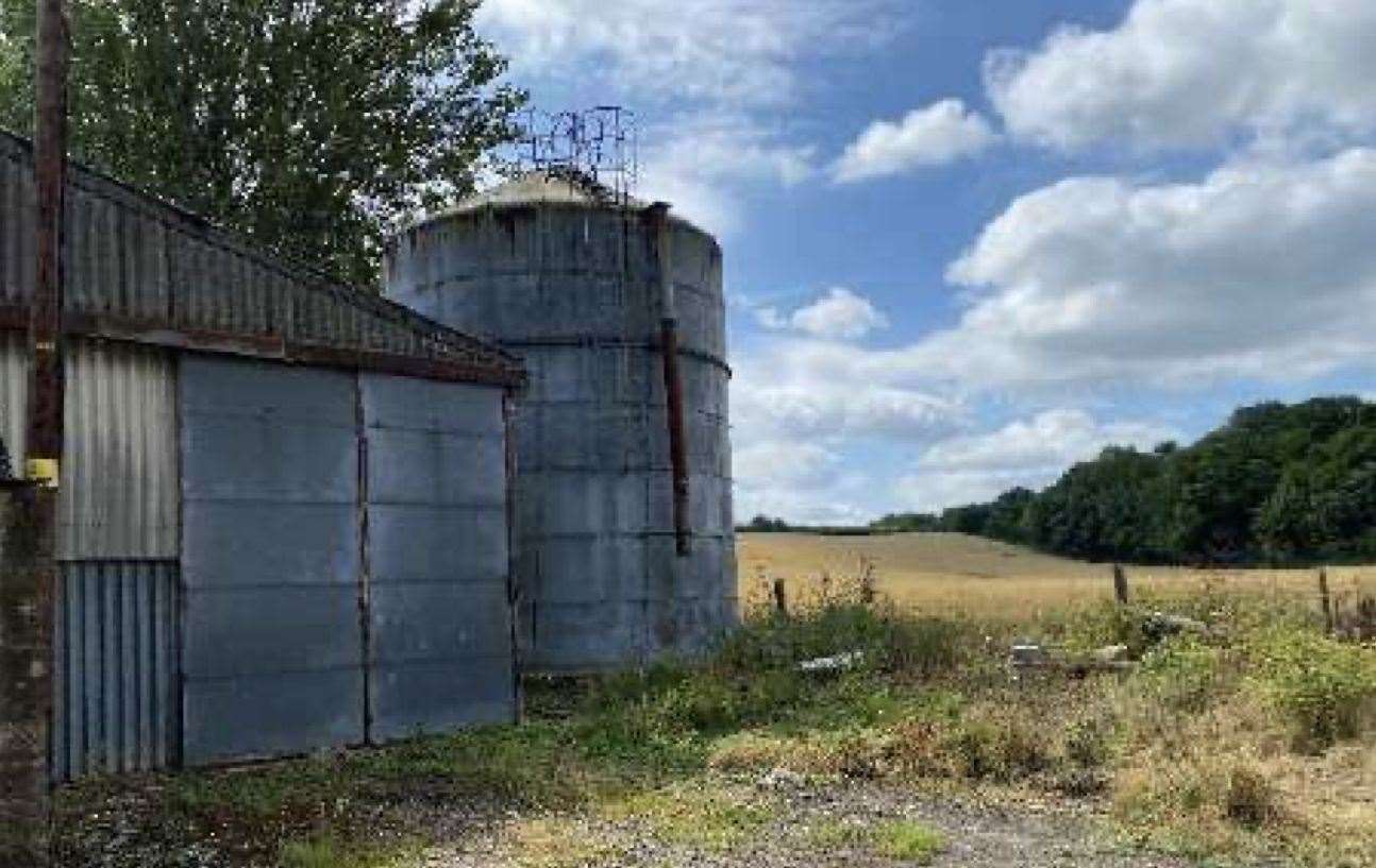 Several farm buildings would be demolished to make way for the proposed housing development in Bridge near Canterbury. Photo: Janie Gooch Heritage Consultancy