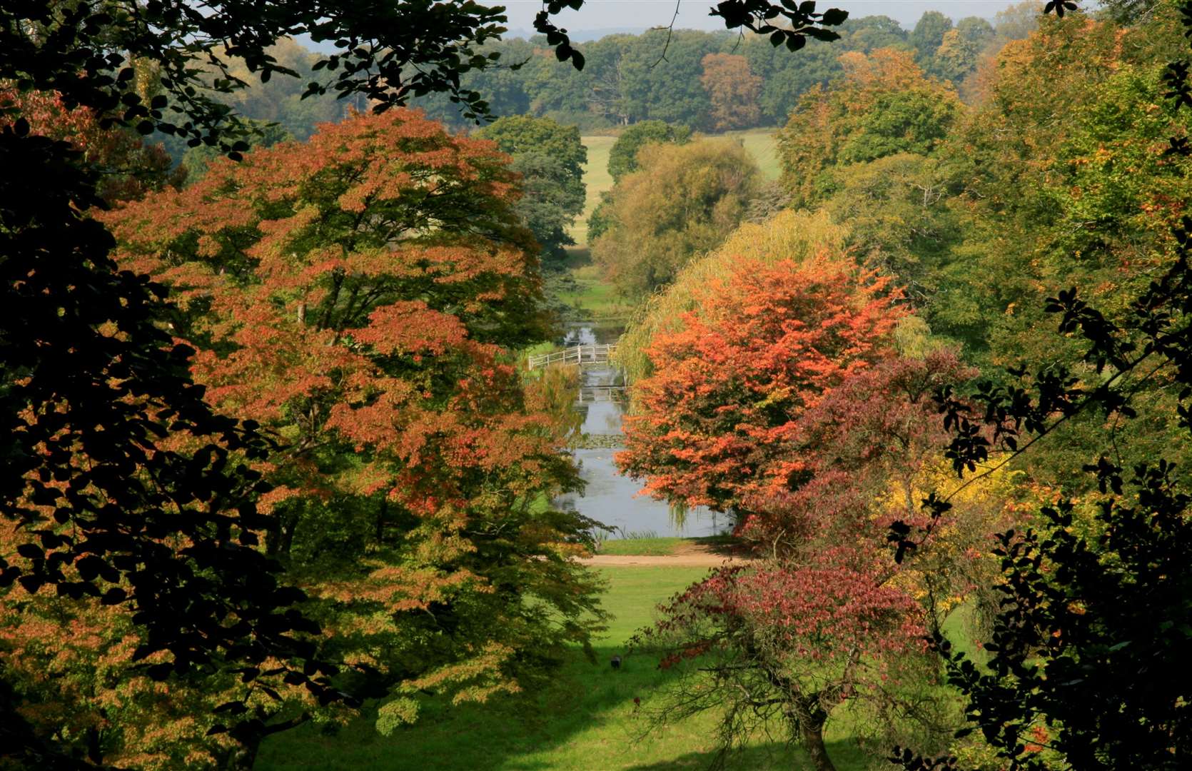 The lake will be surrounded by autumn trees. Picture: Hever Castle and Gardens