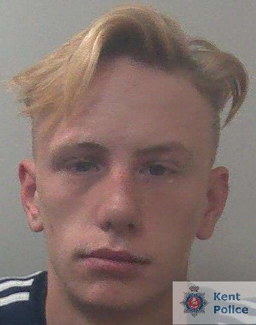 Lee Smith, 18, was given a 21-month sentence. Picture: Kent Police