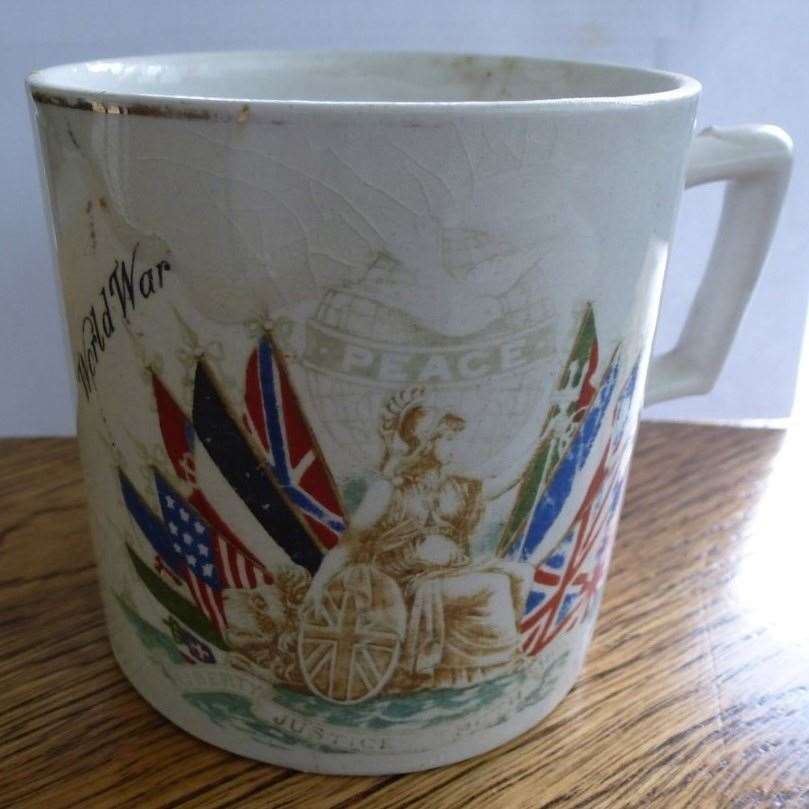First World War Peace Mug from 1919 donated to Newington school children