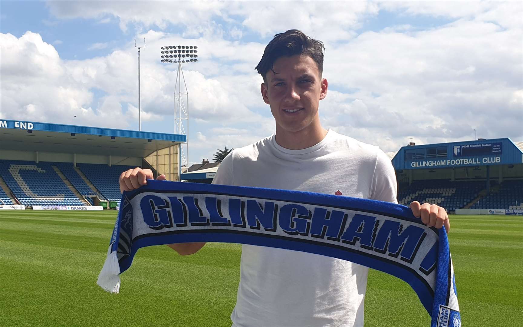 Defender Alfie Jones joined Gillingham on loan from Southampton Picture: Gillingham FC