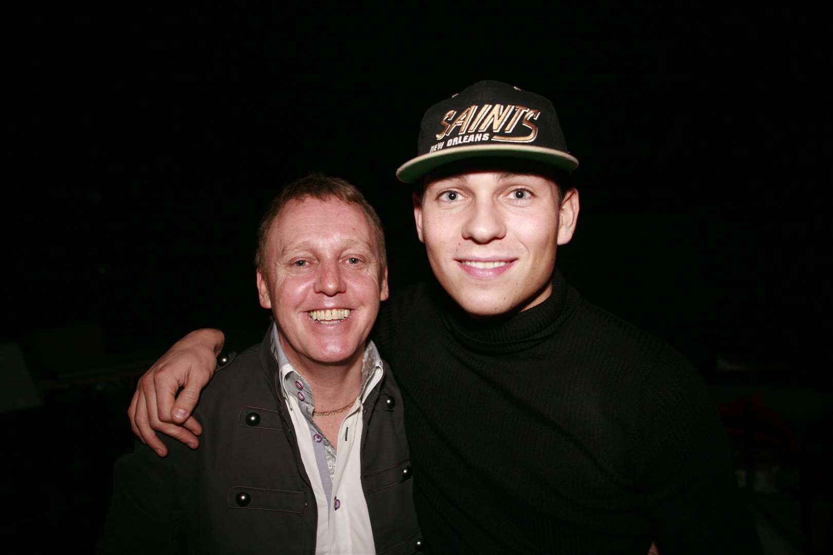 Charlie Couchman with Joey Essex at Hustle. Picture: Jay Sinclair of Loudpix