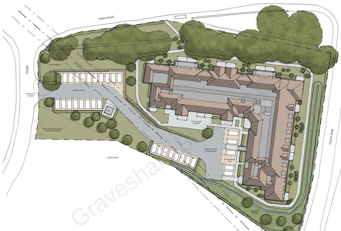 The proposed site layout. Picture: On Architecture