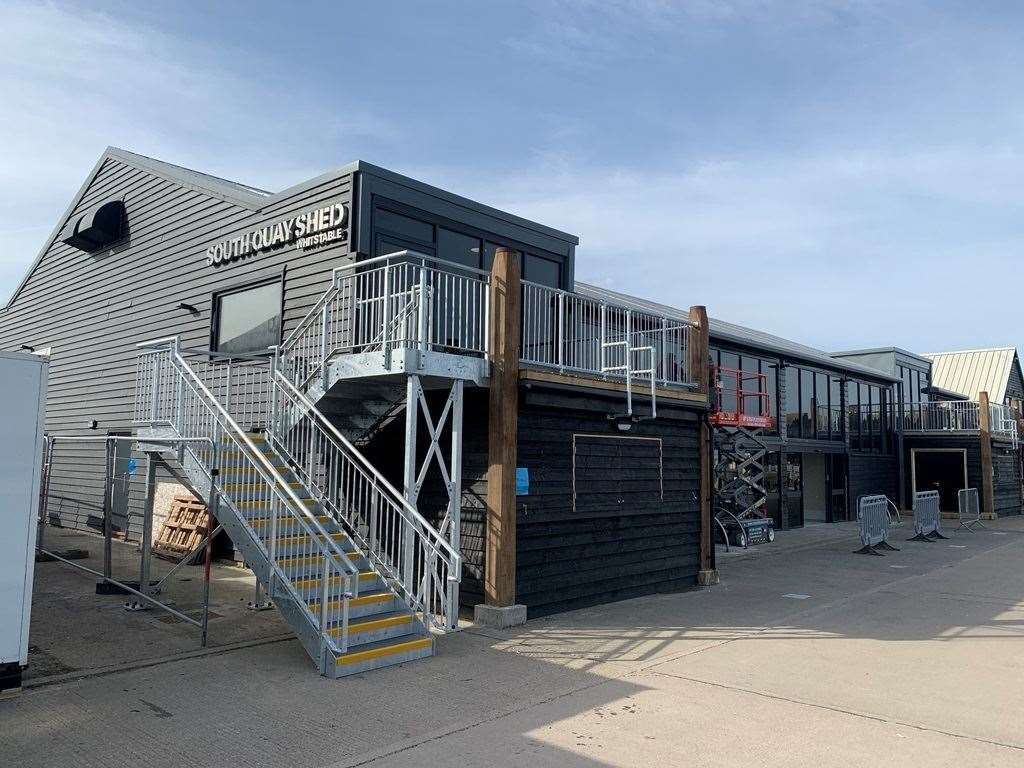 The businesses set to move in to the South Quay Shed development in Whitstable have been unveiled. Picture: Canterbury City Council