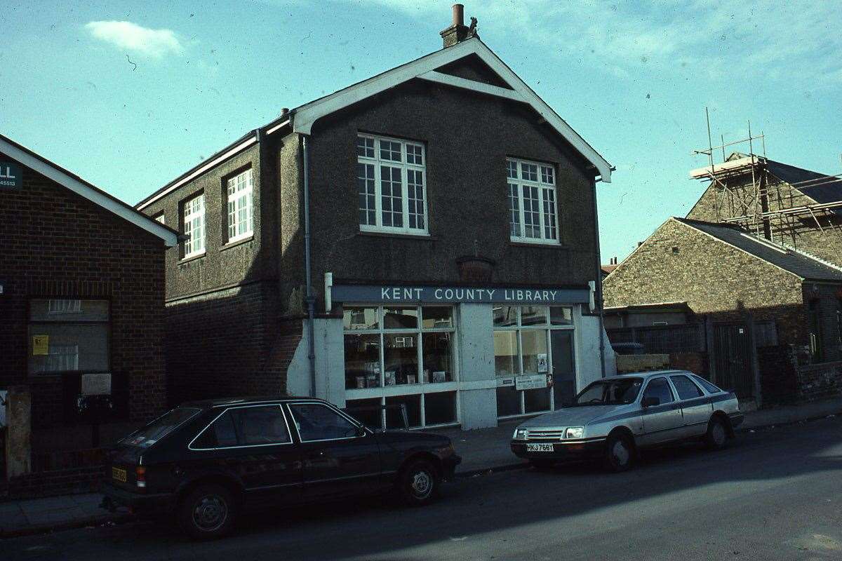 The Swanscombe Kent County Library branch, pictured here in 1998, was among the first to have paid members of staff when it opened in 1928. Photo: Sean Delaney