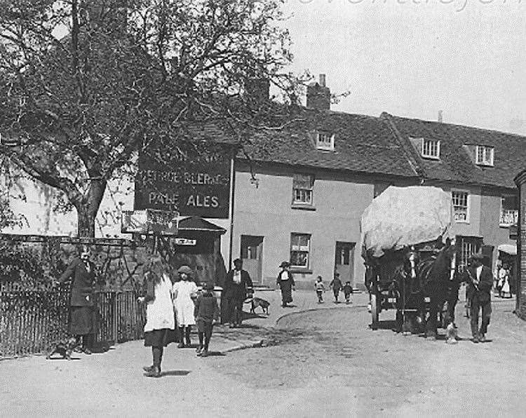 The Swan Inn, Sturry, in 1900. Picture: Rory Kehoe/Dover Kent Archives