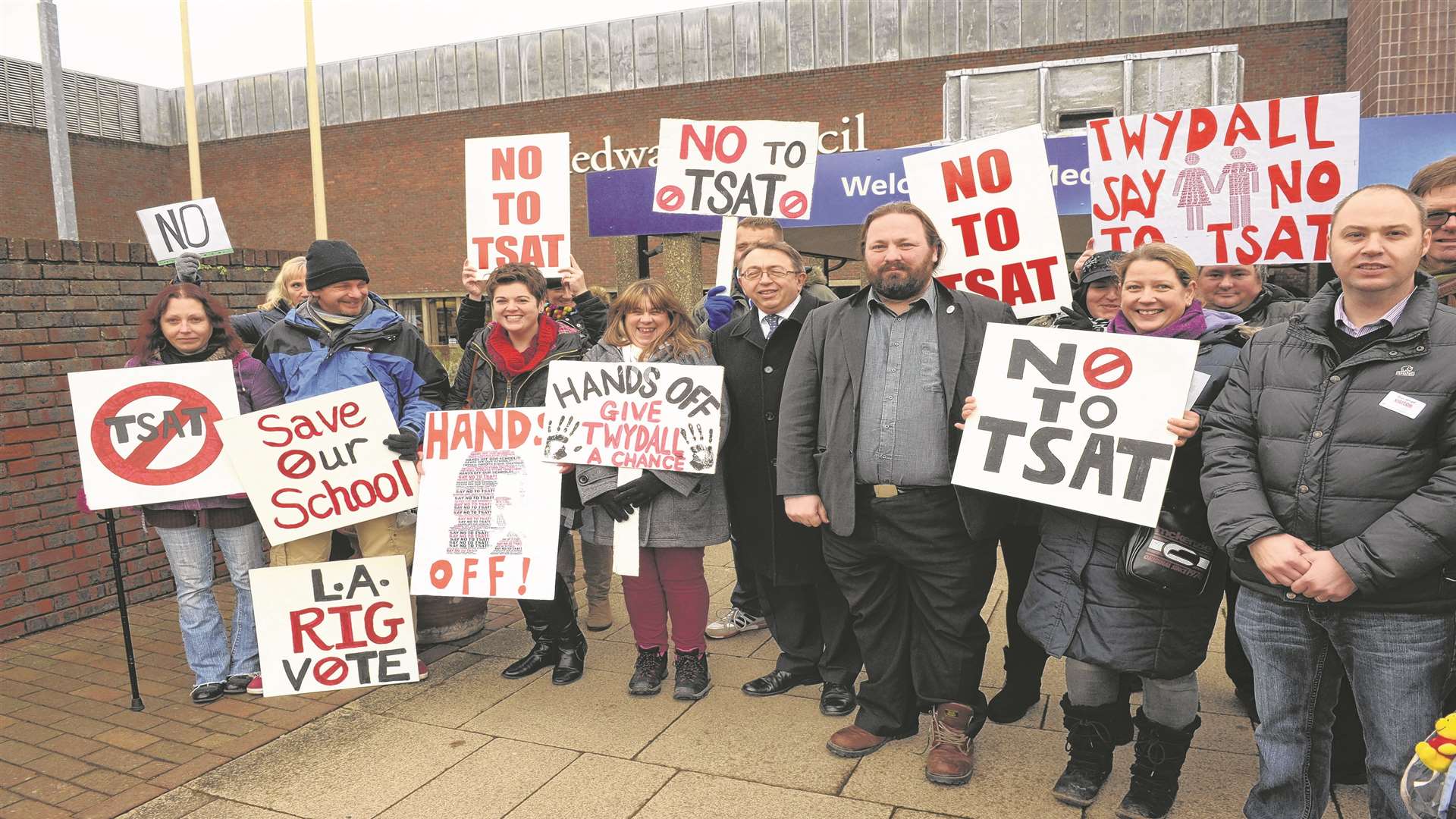 Parents against the takeover did not believe that TSAT was the best option for the primary school.