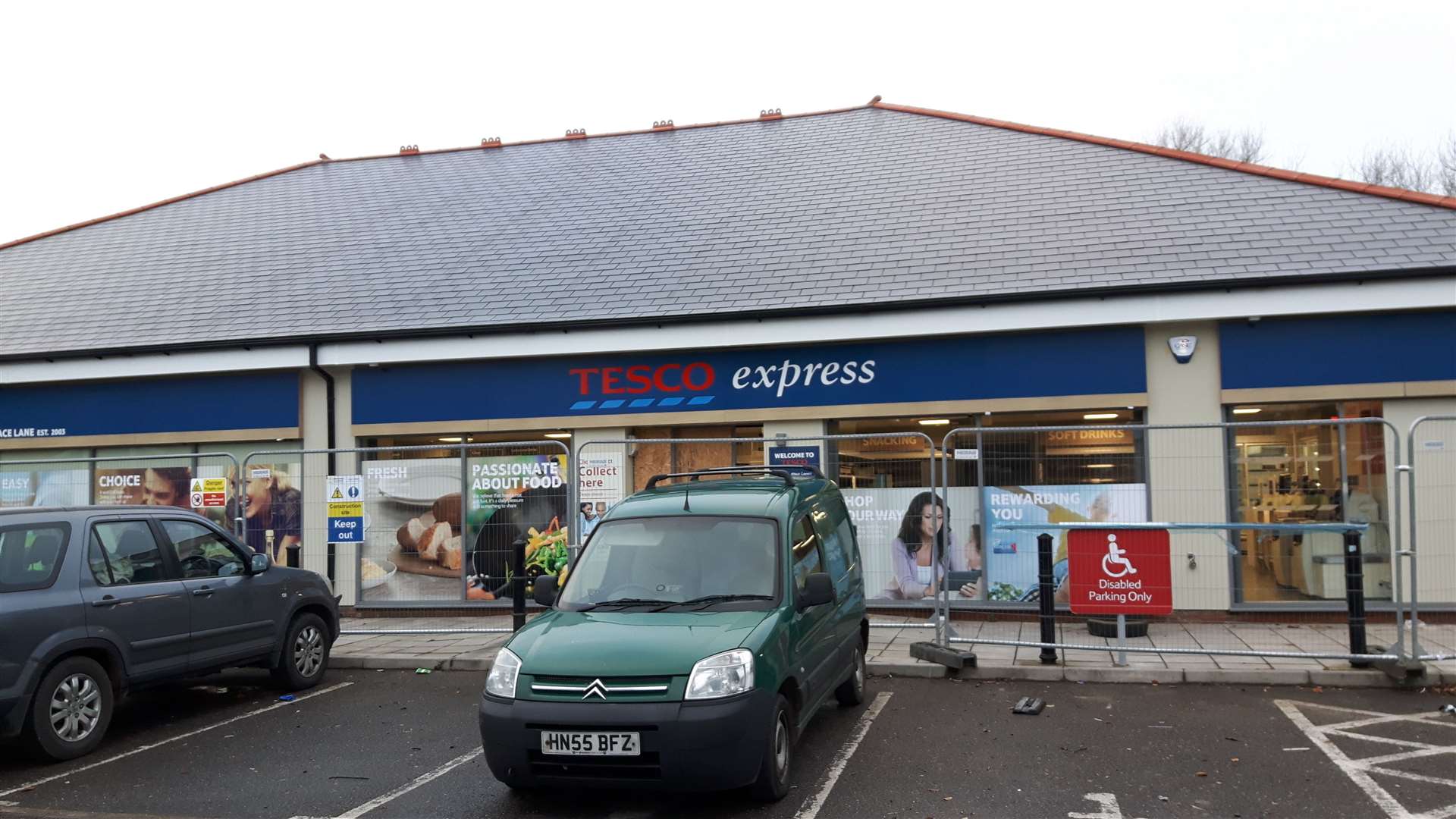 Police were called to Tesco in Mill Court