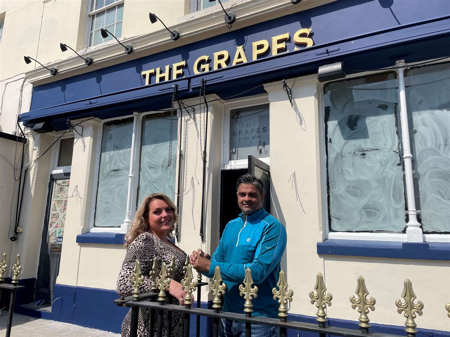 From left: Manager Esther Larney and owner Steve Basi hope to bring something new to the town