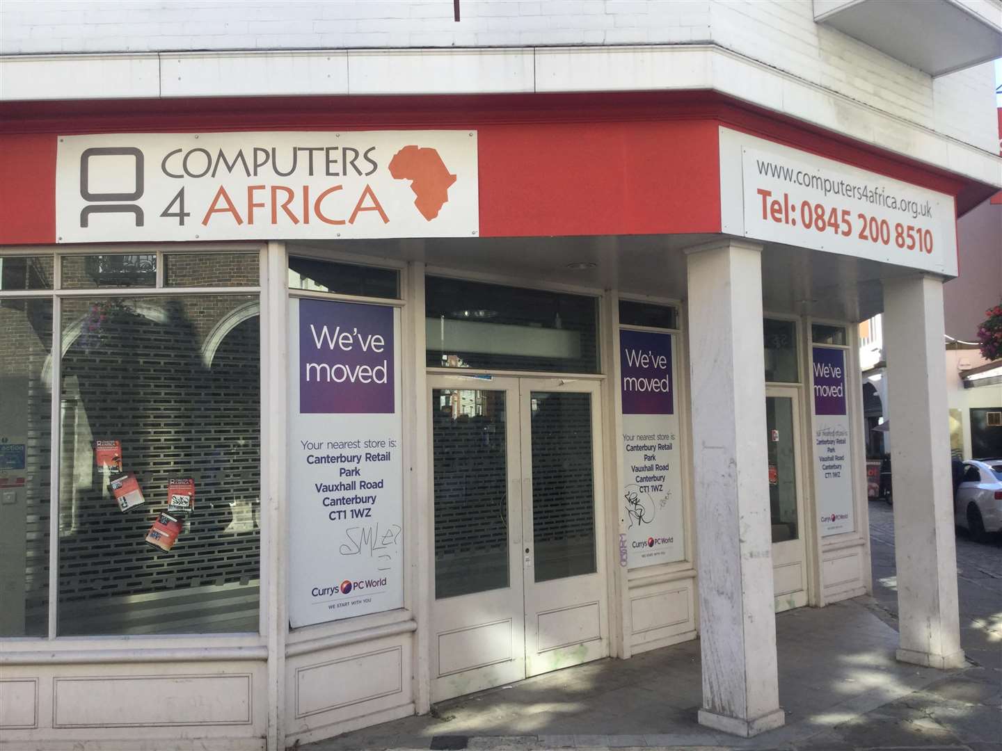 The Canterbuty store has been used just six times by Computers 4 Africa in the past year
