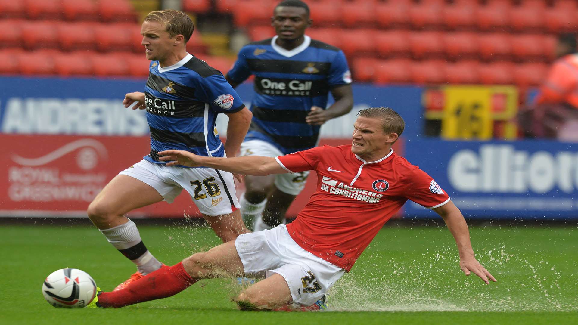 Mark Gower in action for Charlton Athletic