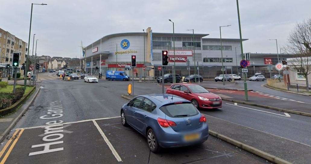 The area around Dartford was closed off for three hours. Picture: Google Streetview