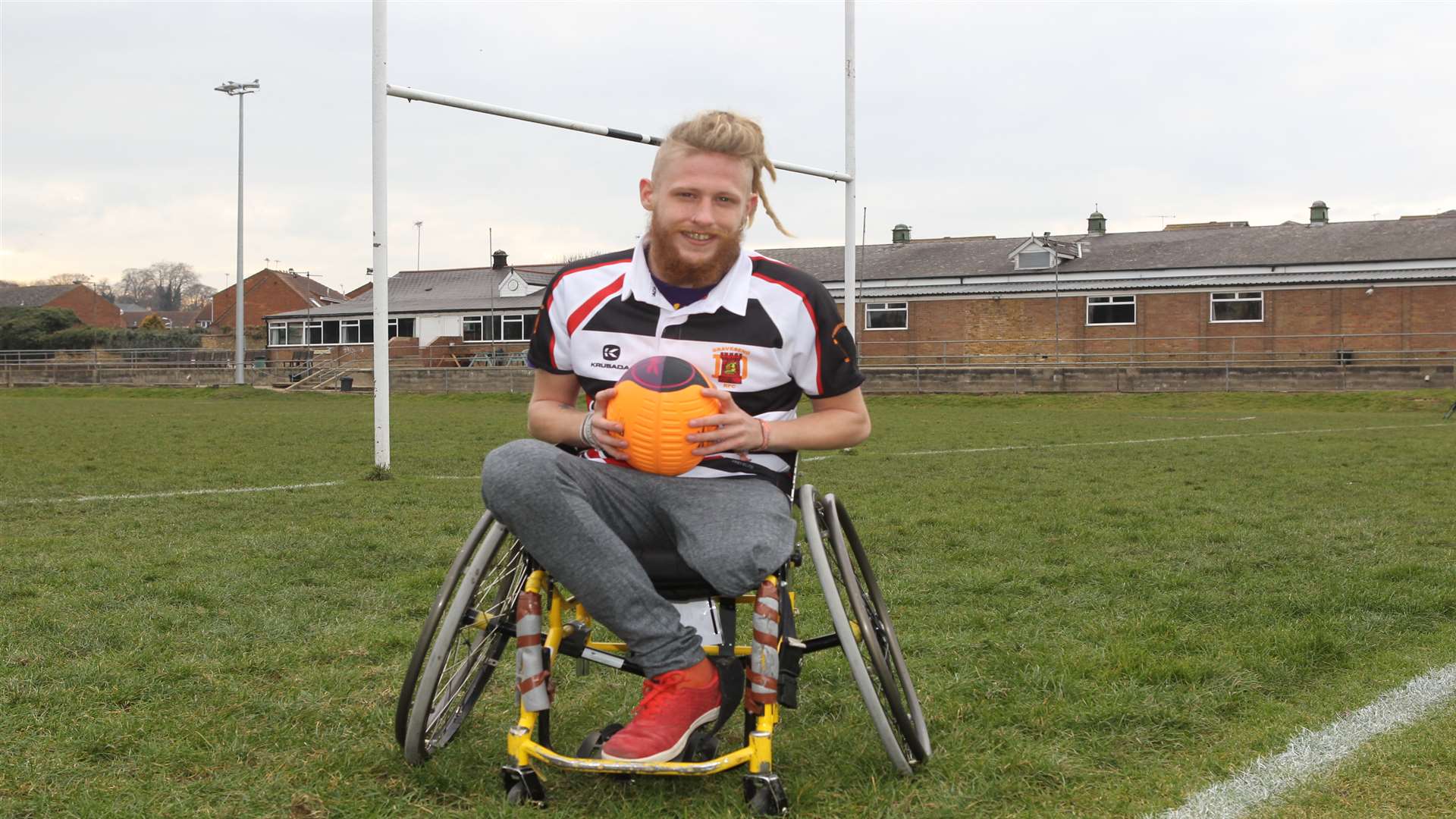 James Hazel has joined the local wheelchair rugby club