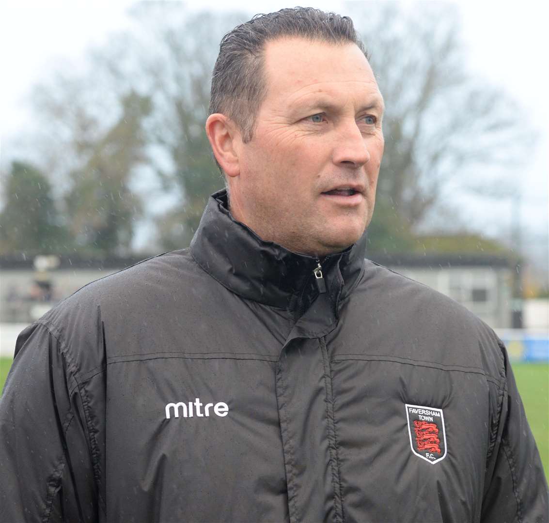 Faversham joint manager Phil Miles Picture: Chris Davey
