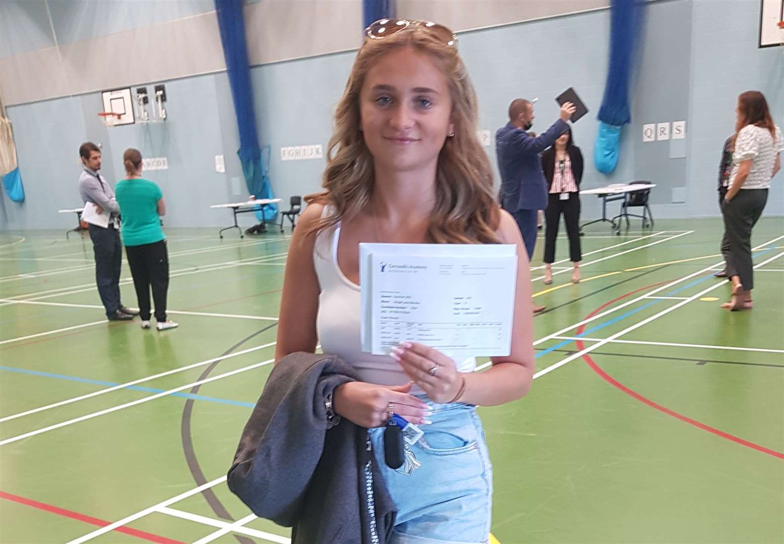 Abigail Bentley form Cornwallis Academy got an A in sociology, a B in English Literature, and a B in criminology