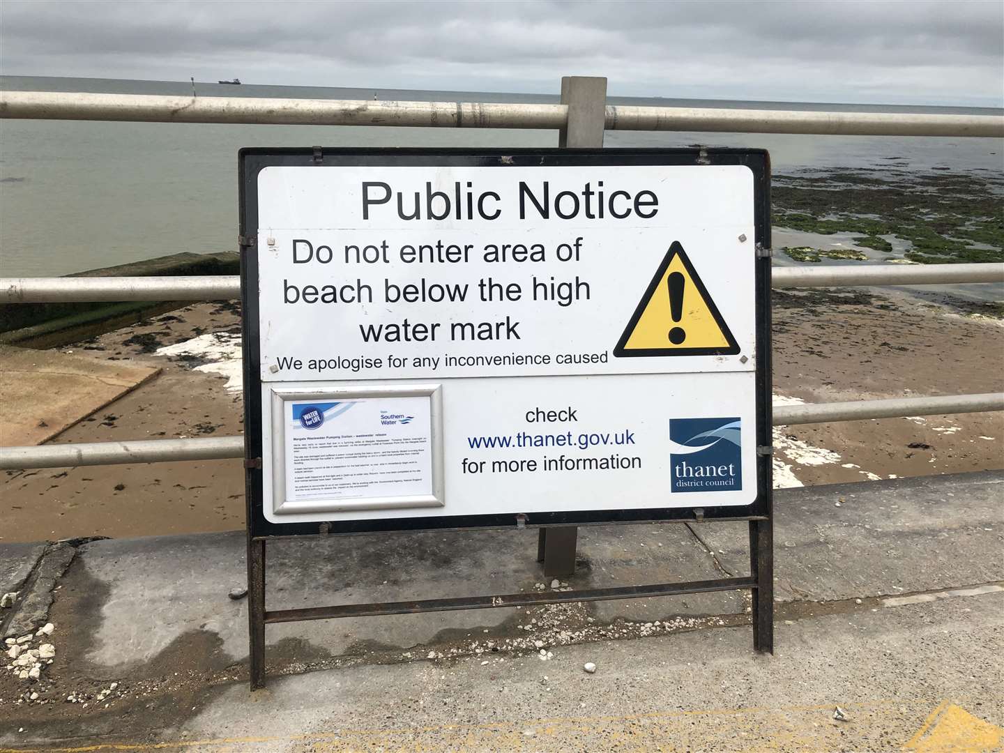 Swimming was banned earlier this month as a precaution. Picture Tim Garratt